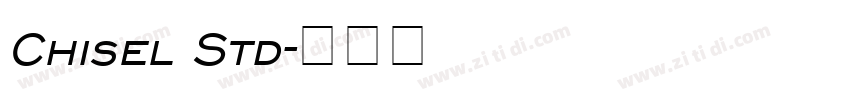 Chisel Std字体转换